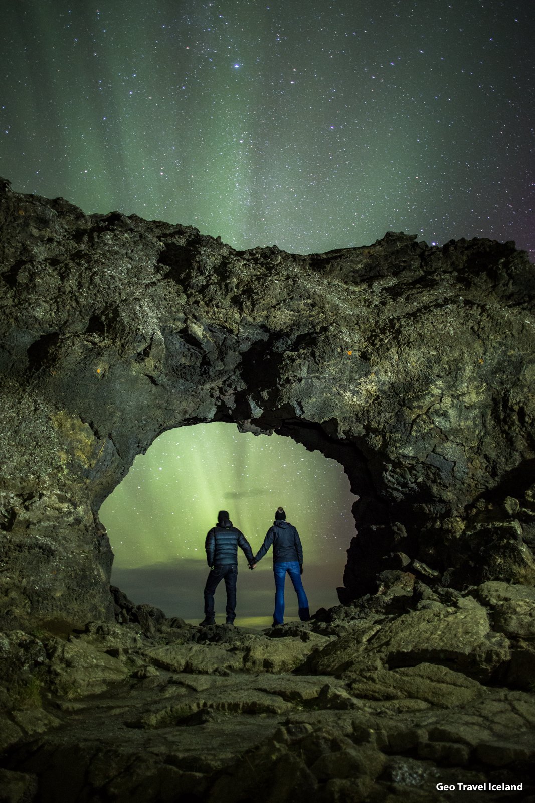 Norðurljós Dimmuborgir