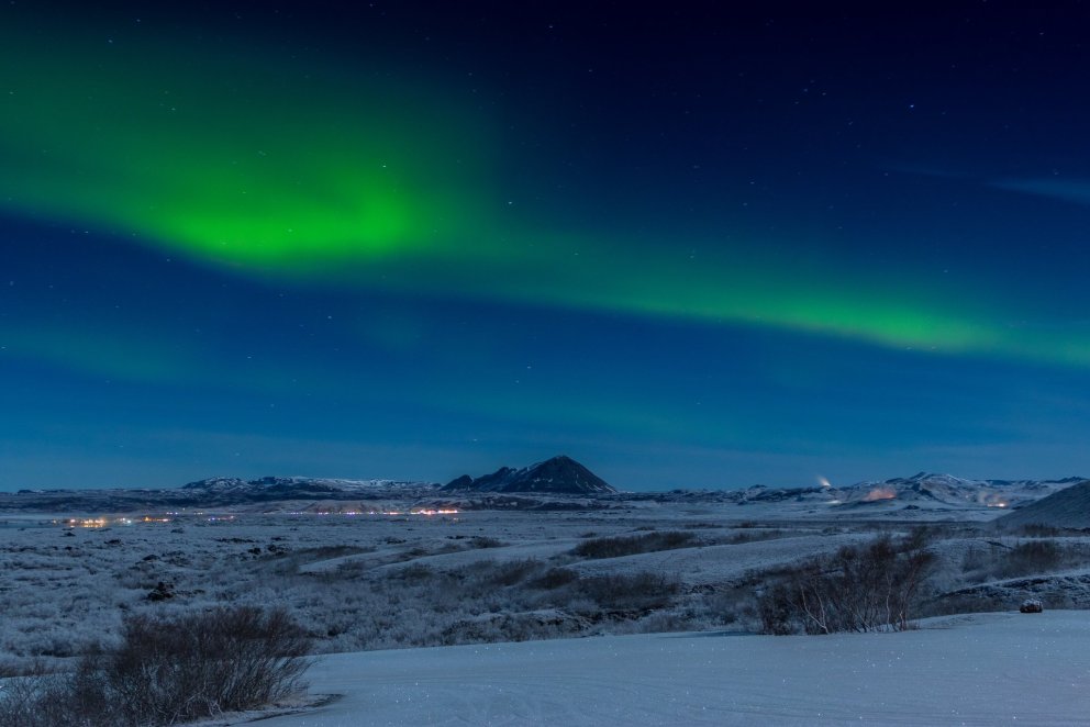 Where and When to See the Northern Lights Around Lake Mývatn