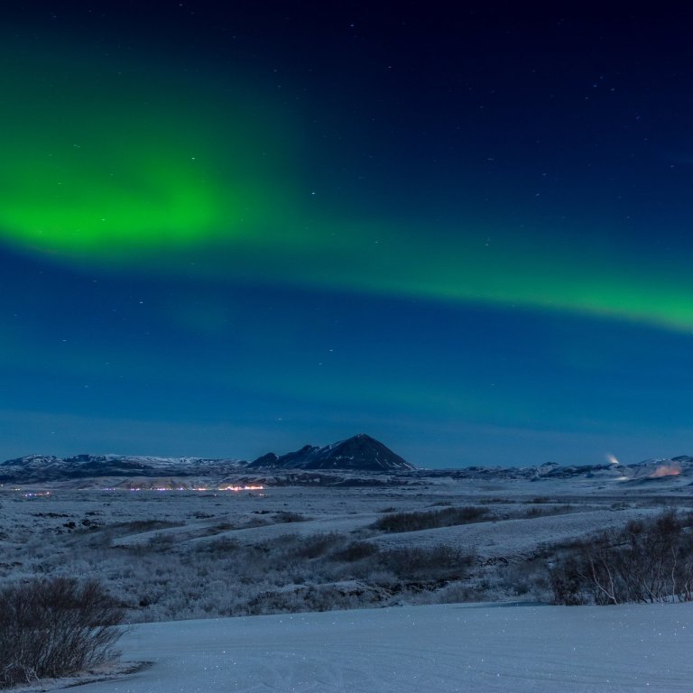 Where and When to See the Northern Lights Around Lake Mývatn