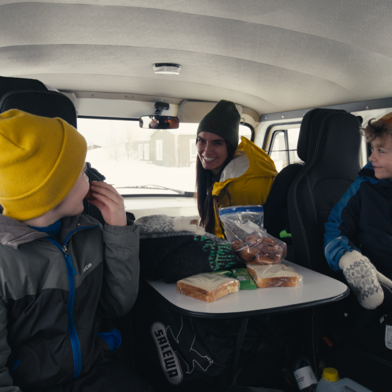 Self-Driving in Iceland in Winter